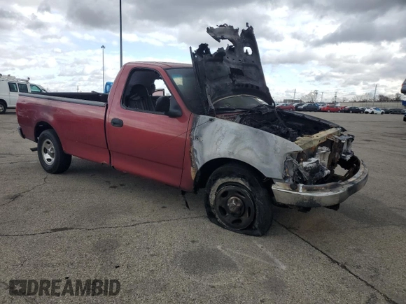 2002 Ford F-150 XL with VIN 1FTRF17262NB62627, listed as a Copart auction lot 47937735 with 0 mi miles and Salvage Title. Bid and sale history available at carsss.com. Image 4.