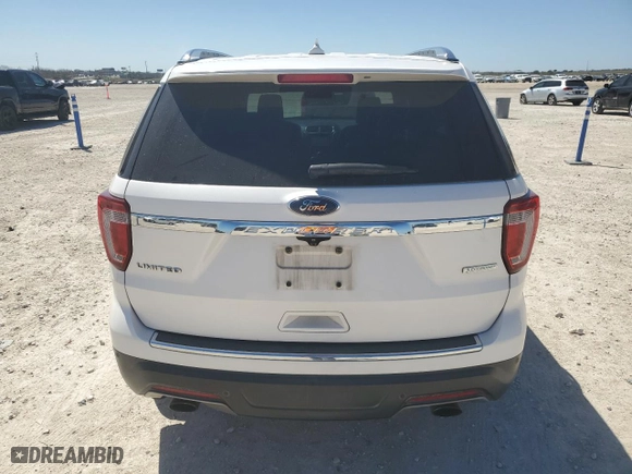 2018 Ford Explorer Limited with VIN 1FM5K7FH8JGC07438, listed as a Copart auction lot 48600075 with 77,580 mi miles and Salvage Title. Bid and sale history available at carsss.com. Image 6.