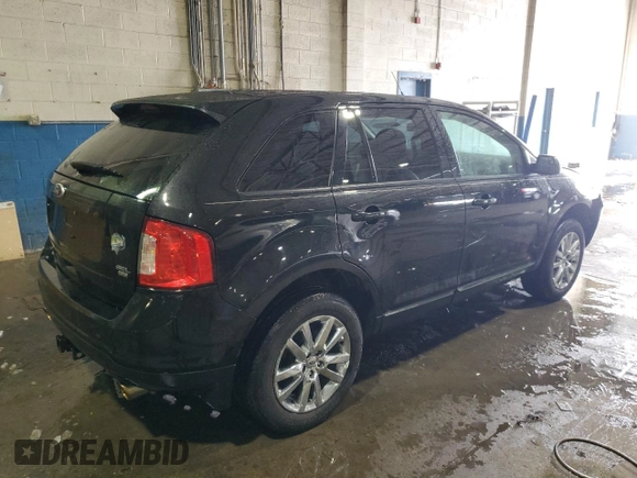 2014 Ford Edge SEL z VIN 2FMDK4JC6EBB37439, wystawiony jako Copart lot #45893485 z przebiegiem 205 209 mil mil oraz Czysty tytuł • Clean title. Historia ofert i sprzedaży dostępna na DreamBid. Obrazek 3.