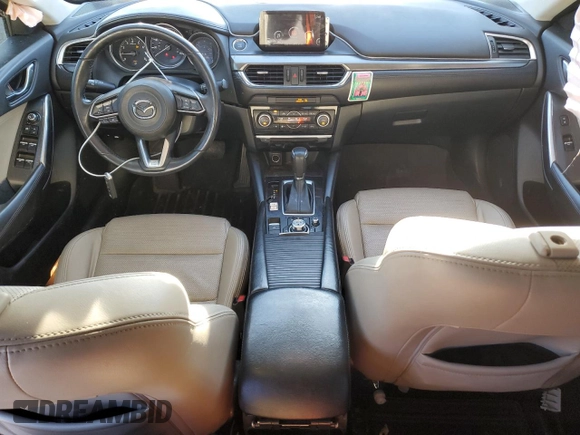 2017 Mazda Mazda6 Touring with VIN JM1GL1V55H1110029, listed as a Copart auction lot 83949004 with 81,996 mi miles and Salvage Title. Bid and sale history available at carsss.com. Image 8.