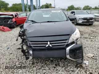 2022 Mitsubishi Mirage ES with VIN ML32AUHJ2NH005710, listed as a Copart auction lot 57779605 with 57,677 mi miles and Salvage title. Bid and sale history available at DreamBid. Image 5.