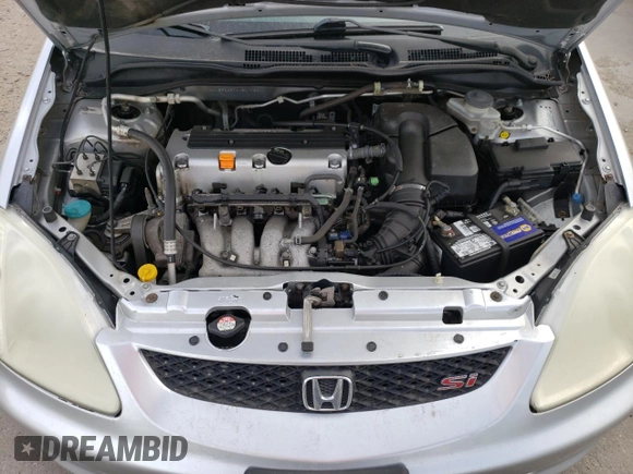 2004 Honda Civic Si with VIN SHHEP33574U501760, listed as a Copart auction lot 50566595 with 81,751 mi miles and Clean Title. Bid and sale history available at DreamBid. Image 11.