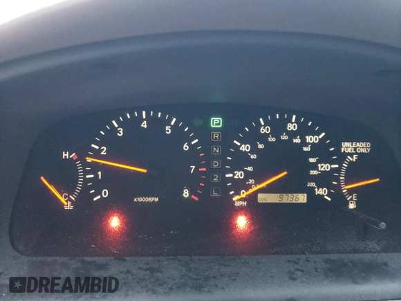 1999 Lexus ES 300 Luxury Sport Sdn with VIN JT8BF28G7X5053598, listed as a Copart auction lot 83103664 with 97,367 mi miles and Salvage Title. Bid and sale history available at carsss.com. Image 9.