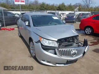 2010 Buick LaCrosse CXL with VIN 1G4GC5EG8AF143653, listed as a IAAI auction lot 41764614 with 118,717 mi miles. Bid and sale history available at carsss.com. Image 1.