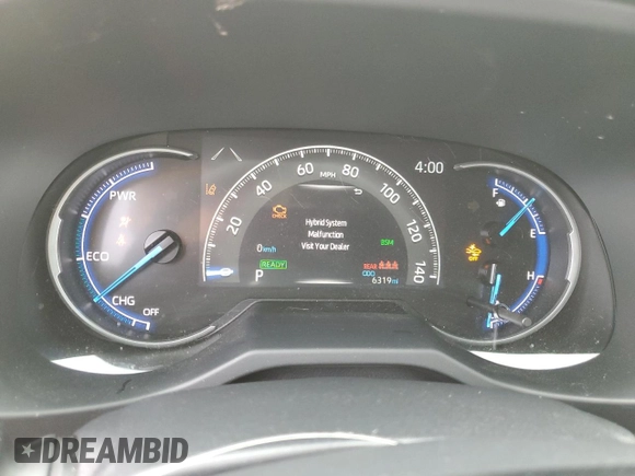 2024 Toyota RAV4 Hybrid XLE Premium with VIN JTMB6RFV3RJ059534, listed as a Copart auction lot 54611825 with 6,319 mi miles and Salvage Title. Bid and sale history available at carsss.com. Image 9.