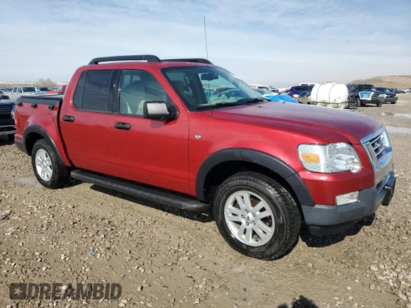 2007 Ford Explorer Sport Trac XLT with VIN 1FMEU51887UA64426, listed as a Copart auction lot 46300195 with 96,004 mi miles and Salvage title. Bid and sale history available at DreamBid. Image 4.