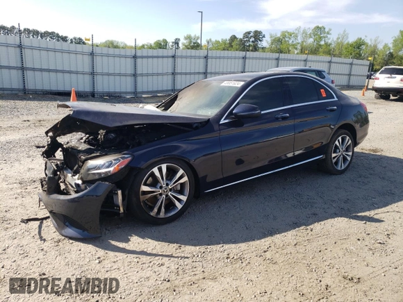 2020 Mercedes-Benz C with VIN W1KWF8DB0LR600137, listed as a Copart auction lot 68458384 with Not Provided miles and Salvage Title. Bid and sale history available at carsss.com. Image 1.