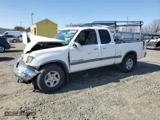 2002 Toyota Tundra SR5 with VIN 5TBRT34152S262009, listed as a Copart auction lot 45993305 with 342,242 mi miles and Salvage Title. Bid and sale history available at carsss.com. Image 1.