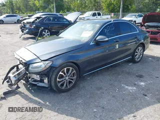 2015 Mercedes-Benz C-Class C 300 with VIN 55SWF4JB7FU084505, listed as a IAAI auction lot 41932523 with 1 mi miles. Bid and sale history available at carsss.com. Image 2.