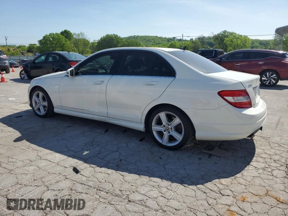 2010 Mercedes-Benz C 300 Sport with VIN WDDGF5EB6AR092478, listed as a Copart auction lot 54294735 with 76,057 mi miles and Salvage Title. Bid and sale history available at DreamBid. Image 2.