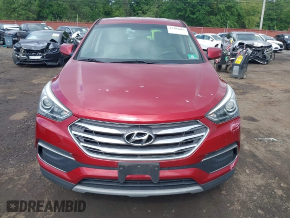 2018 Hyundai Santa Fe 2.4L with VIN 5XYZT3LB3JG541780, listed as a IAAI auction lot 42384065 with 96,754 mi miles and . Bid and sale history available at DreamBid. Image 12.