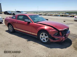 2005 Ford Mustang Deluxe with VIN 1ZVFT80N155171312, listed as a Copart auction lot 57504585 with 141,922 mi miles and Salvage title. Bid and sale history available at DreamBid. Image 4.