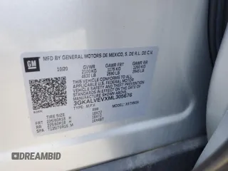 2021 GMC Terrain SLT с VIN 3GKALVEVXML305676, выставлен на аукционе Copart как лот 76265494 с пробегом 76 990 миль миль и Списание • Salvage title. История ставок и продаж доступна на DreamBid. Изображение 13.