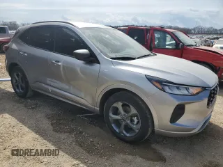2024 Ford Escape ST-Line with VIN 1FMCU0MN0RUB19367, listed as a Copart auction lot 49121315 with 4,950 mi miles and Salvage Title. Bid and sale history available at DreamBid. Image 4.