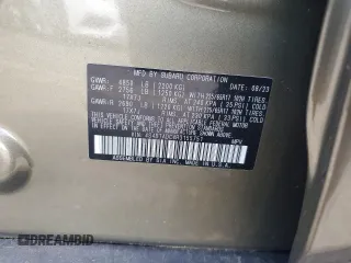 2024 Subaru Outback Premium with VIN 4S4BTADC4R3155751, listed as a Copart auction lot 64256115 with 23,397 mi miles and Salvage title. Bid and sale history available at DreamBid. Image 13.