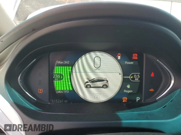2020 Chevrolet Bolt EV Premier z VIN 1G1FZ6S07L4108184, wystawiony jako Copart lot #55855655 z przebiegiem 115 261 mil mil oraz Szkoda całkowita • Salvage title. Historia ofert i sprzedaży dostępna na DreamBid. Obrazek 9.