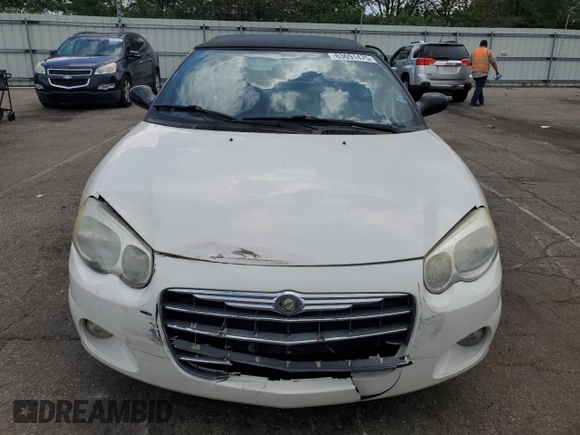 2004 Chrysler Sebring LXi with VIN 1C3EL55R94N276546, listed as a Copart auction lot 63691475 with 122,628 mi miles and Salvage title. Bid and sale history available at DreamBid. Image 5.