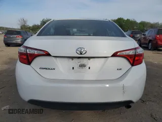 2014 Toyota Corolla L с VIN 2T1BURHE7EC142005, выставлен на аукционе Copart как лот 54441715 с пробегом 97 037 миль миль и Списание • Salvage title. История ставок и продаж доступна на DreamBid. Изображение 6.