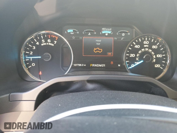 2015 Ford F-150 XLT with VIN 1FTEW1EG1FFC61935, listed as a Copart auction lot 52532645 with 127,798 mi miles and Salvage Title. Bid and sale history available at carsss.com. Image 9.