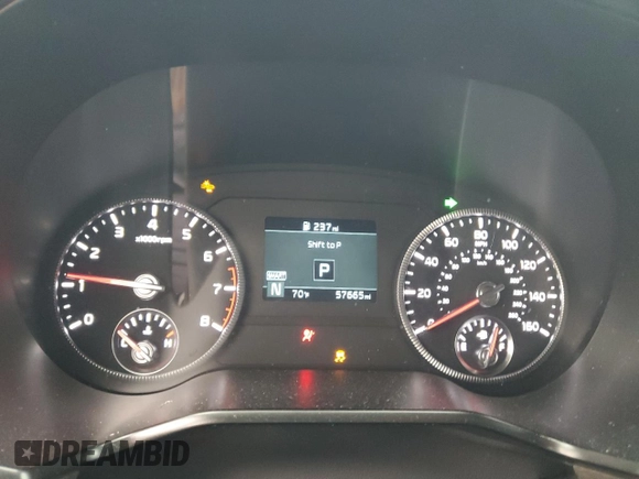2022 Kia Telluride EX with VIN 5XYP3DHC4NG243033, listed as a Copart auction lot 49162145 with 57,665 mi miles and Salvage Title. Bid and sale history available at carsss.com. Image 9.