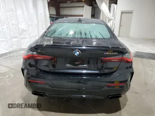 2021 BMW 4 Series M440i xDrive with VIN WBA13AR0XMCG68638, listed as a Copart auction lot 52142695 with 57,299 mi miles and Salvage Title. Bid and sale history available at DreamBid. Image 6.