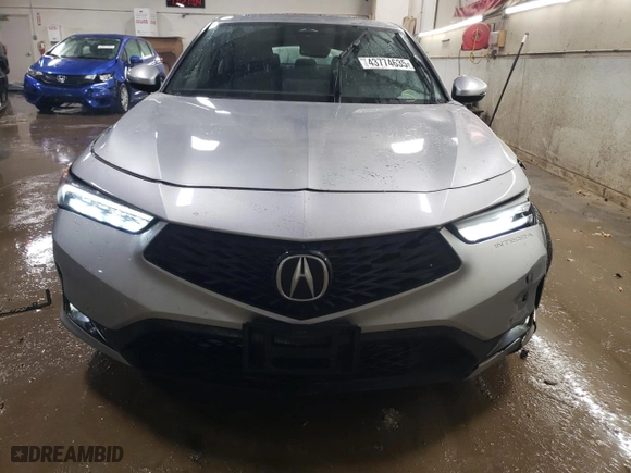 2024 Acura Integra w/A-Spec Technology Package with VIN 19UDE4H65RA018845, listed as a Copart auction lot 43774635 with 14,678 mi miles and Salvage Title. Bid and sale history available at carsss.com. Image 5.