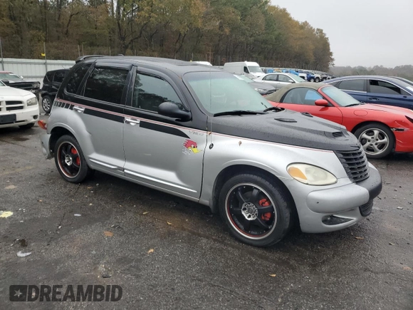 2005 Chrysler PT Cruiser Limited with VIN 3C8FY68855T533079, listed as a Copart auction lot 83858344 with 145,734 mi miles and Salvage title. Bid and sale history available at DreamBid. Image 4.
