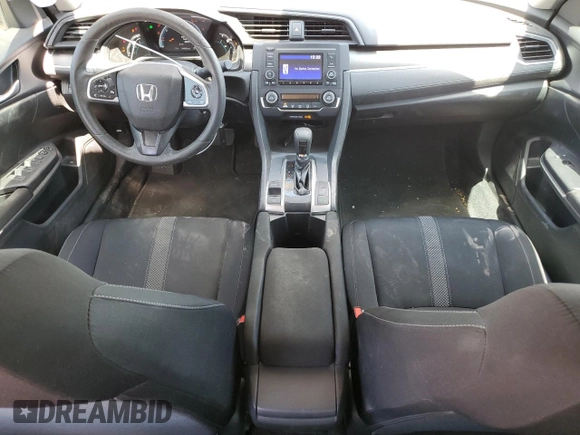 2019 Honda Civic Sedan LX with VIN 19XFC2F60KE027623, listed as a Copart auction lot 53839175 with 104,820 mi miles and Salvage Title. Bid and sale history available at carsss.com. Image 8.
