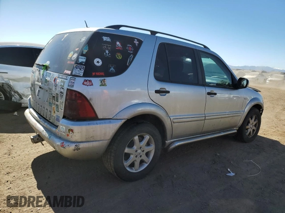 2000 Mercedes-Benz M 320/430/500 with VIN 4JGAB72E3YA172993, listed as a Copart auction lot 47051815 with 112,355 mi miles and Salvage title. Bid and sale history available at DreamBid. Image 3.