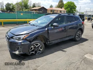 2019 Subaru Crosstrek Limited z VIN JF2GTAMC1K8377748, wystawiony jako Copart lot #58242485 z przebiegiem 64 100 mil mil oraz Szkoda całkowita • Salvage title. Historia ofert i sprzedaży dostępna na DreamBid. Obrazek 1.