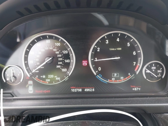 2015 BMW 5 Series 528i with VIN WBA5A5C5XFD522253, listed as a IAAI auction lot 42369196 with 102,798 mi miles and . Bid and sale history available at DreamBid. Image 7.
