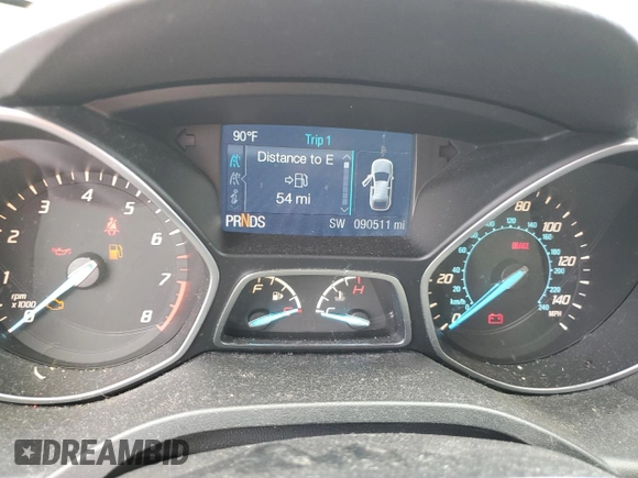 2014 Ford Escape SE with VIN 1FMCU0GX9EUD77491, listed as a Copart auction lot 51484745 with 90,511 mi miles and Clean Title. Bid and sale history available at DreamBid. Image 9.