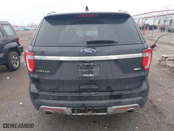 2016 Ford Explorer Limited with VIN 1FM5K8F83GGD23676, listed as a IAAI auction lot 41190636 with 95,184 mi miles. Bid and sale history available at carsss.com. Image 16.