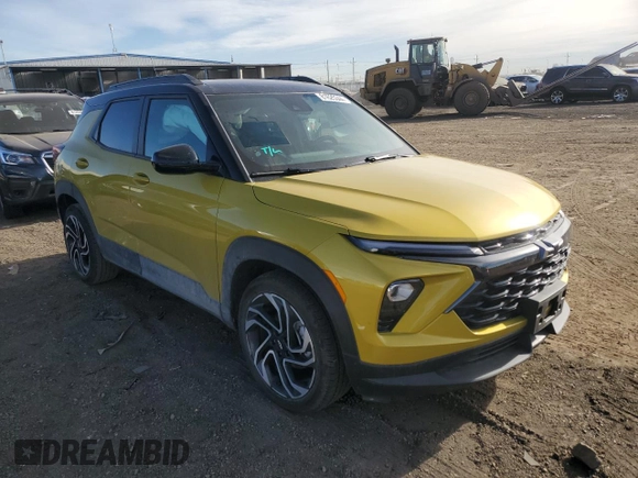 2024 Chevrolet TrailBlazer RS with VIN KL79MTSL6RB108223, listed as a Copart auction lot 81625344 with 8,648 mi miles and Salvage Title. Bid and sale history available at DreamBid. Image 4.