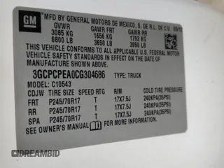 2012 Chevrolet Silverado 1500 with VIN 3GCPCPEA0CG304686, listed as a Copart auction lot 51751515 with 301,306 mi miles and Non Repairable. Bid and sale history available at DreamBid. Image 12.