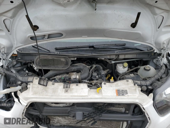 2023 Ford Transit Cargo with VIN 1FTBR1C84PKA17131, listed as a Copart auction lot 54901755 with 85,188 mi miles and Salvage title. Bid and sale history available at DreamBid. Image 12.