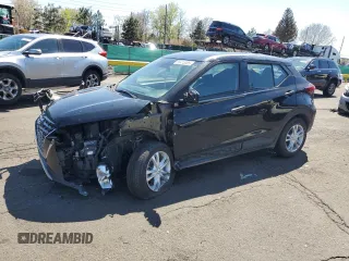 2022 Nissan Kicks S z VIN 3N1CP5BV2NL503251, wystawiony jako Copart lot #55413085 z przebiegiem 64 027 mil mil oraz Szkoda całkowita • Salvage title. Historia ofert i sprzedaży dostępna na DreamBid. Obrazek 1.