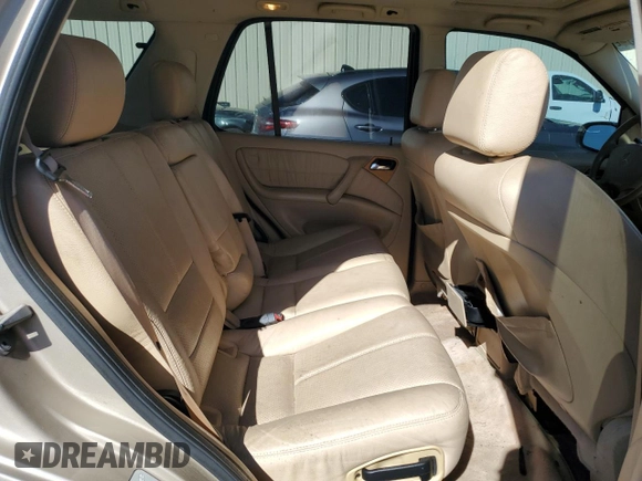 2005 Mercedes-Benz M 500 with VIN 4JGAB75E85A529110, listed as a Copart auction lot 80557034 with 130,560 mi miles and Salvage title. Bid and sale history available at DreamBid. Image 10.