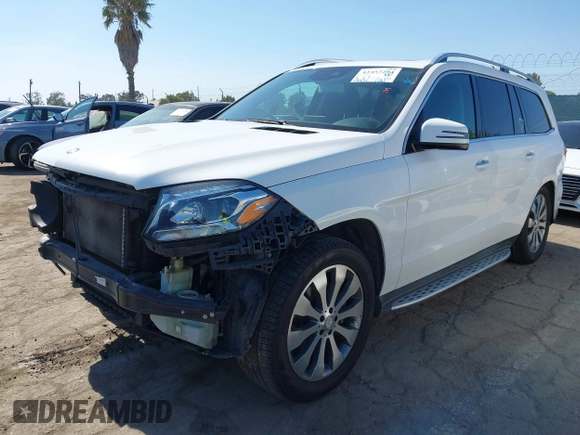 2017 Mercedes-Benz GLS 450 with VIN 4JGDF6EE5HA804884, listed as a IAAI auction lot 42357294 with 109,959 mi miles and . Bid and sale history available at DreamBid. Image 2.