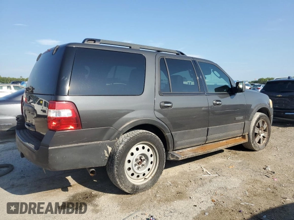 2007 Ford Expedition Eddie Bauer z VIN 1FMFU17597LA85723, wystawiony jako Copart lot #61261285 z przebiegiem 175 635 mil mil oraz Czysty tytuł • Clean title. Historia ofert i sprzedaży dostępna na DreamBid. Obrazek 3.