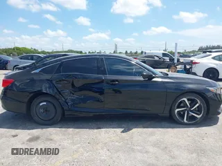 2022 Honda Accord Sport SE with VIN 1HGCV1F42NA034507, listed as a IAAI auction lot 42146558 with 35,673 mi miles and . Bid and sale history available at DreamBid. Image 13.
