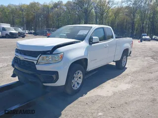 2022 Chevrolet Colorado 2WD LT with VIN 1GCHSCEN6N1128845, listed as a IAAI auction lot 41872025 with 29,811 mi miles. Bid and sale history available at carsss.com. Image 2.