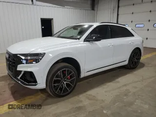 2022 Audi SQ8 Prestige z VIN WA1CWBF16ND029259, wystawiony jako Copart lot #76916174 z przebiegiem 23 257 mil mil oraz Szkody całkowita. Historia ofert i sprzedaży dostępna na DreamBid. Obrazek 1.