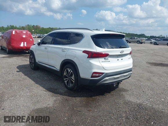 2020 Hyundai Santa Fe SEL with VIN 5NMS3CAAXLH197594, listed as a IAAI auction lot 40759270 with 88,156 mi miles. Bid and sale history available at carsss.com. Image 3.