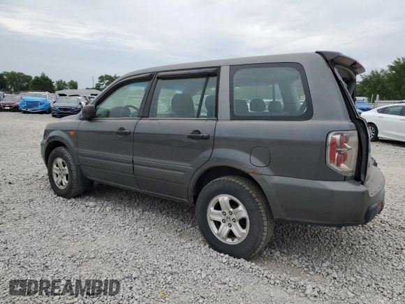 2007 Honda Pilot LX z VIN 2HKYF18197H540268, wystawiony jako Copart lot #59810015 z przebiegiem 201 916 mil mil oraz Szkoda całkowita • Salvage title. Historia ofert i sprzedaży dostępna na DreamBid. Obrazek 2.