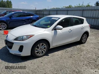 2013 Mazda 3 i Touring with VIN JM1BL1LP4D1795939, listed as a Copart auction lot 65086495 with 124,893 mi miles and Salvage title. Bid and sale history available at DreamBid. Image 1.
