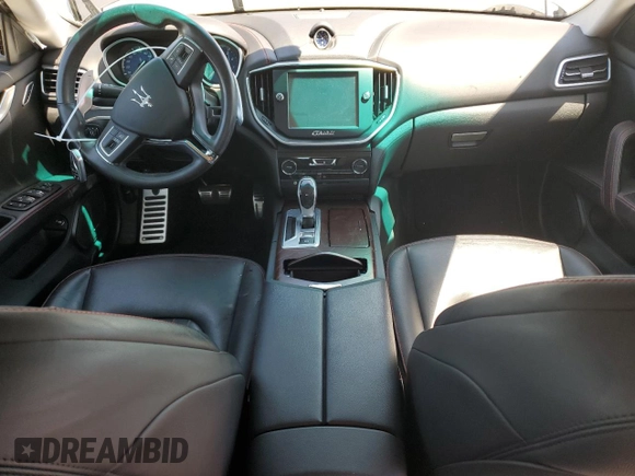 2016 Maserati Ghibli S with VIN ZAM57RSA3G1169053, listed as a Copart auction lot 58970355 with 73,843 mi miles and Salvage title. Bid and sale history available at DreamBid. Image 8.