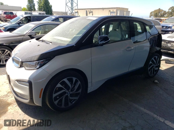 2021 BMW i3 with VIN WBY8P2C0XM7H79671, listed as a Copart auction lot 53226013 with 22,544 mi miles. Bid and sale history available at carsss.com. Image 1.