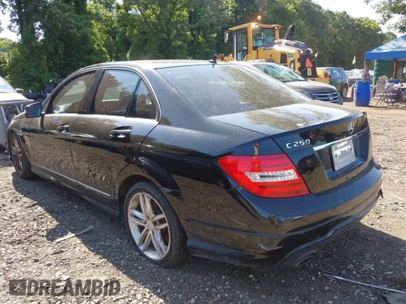 2014 Mercedes-Benz C 250 Sport with VIN WDDGF4HBXER303757, listed as a IAAI auction lot 42739717 with 110,738 mi miles and . Bid and sale history available at DreamBid. Image 3.