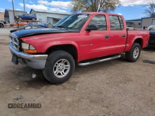 2002 Dodge Dakota SLT z VIN 1B7HG48N32S638157, wystawiony jako Copart lot #53399165 z przebiegiem 249 534 mil mil oraz Szkoda całkowita • Salvage title. Historia ofert i sprzedaży dostępna na DreamBid. Obrazek 1.